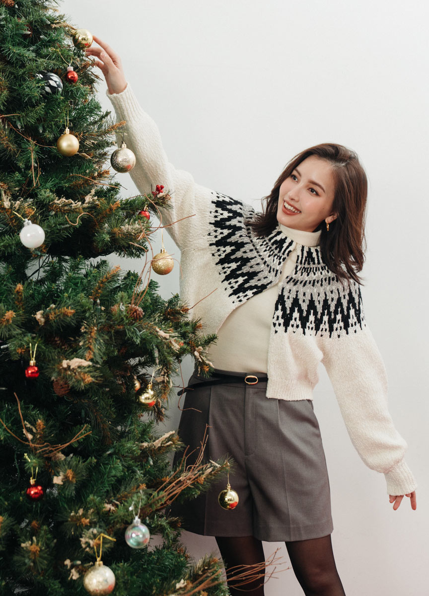 【SLOW系列】緹花針織圓領外套