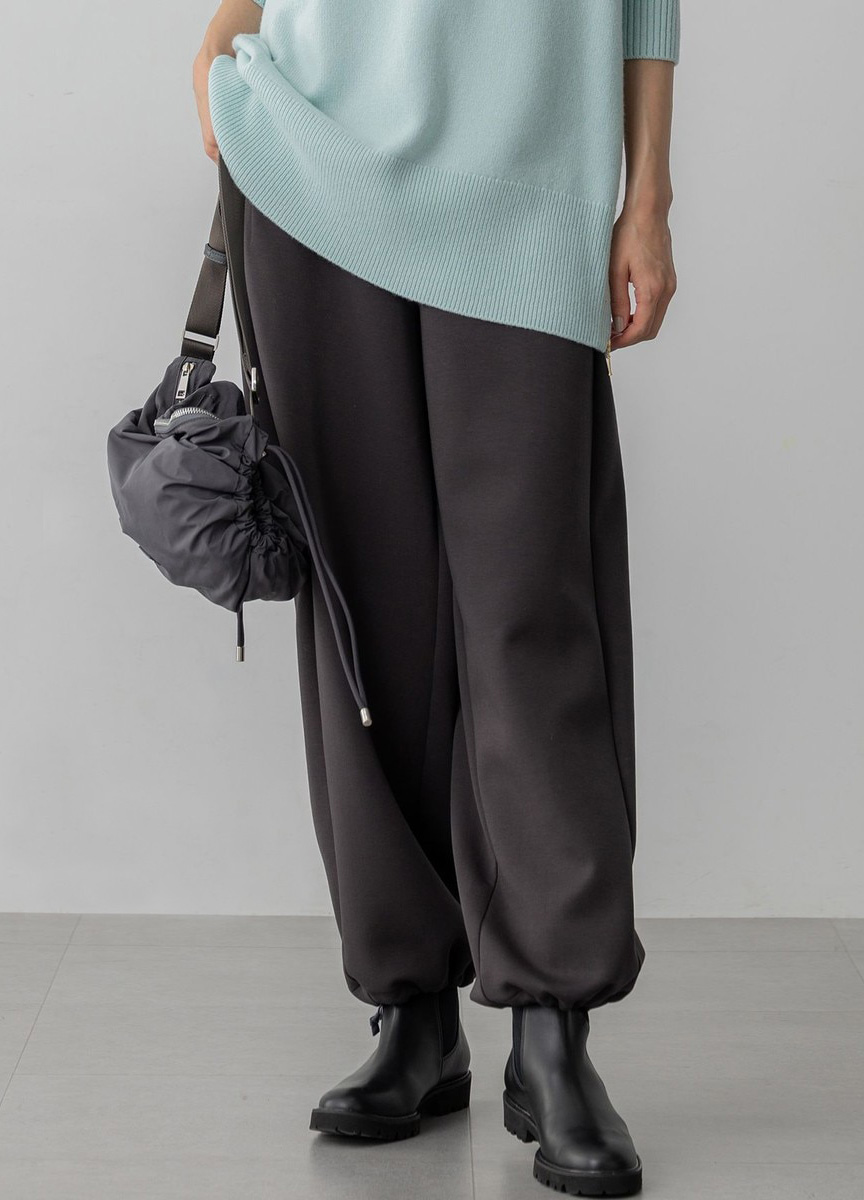 太空棉鬆緊寬褲