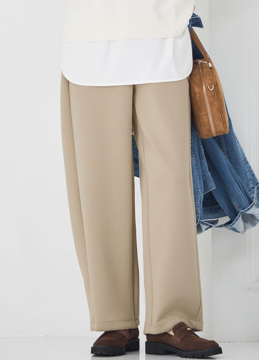 太空棉鬆緊寬褲