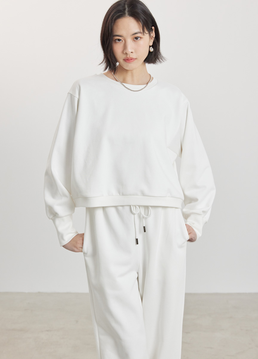 短版休閒棉質上衣