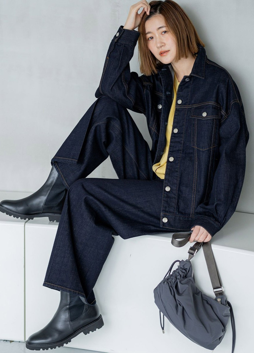 REDCARD聯名牛仔寬褲