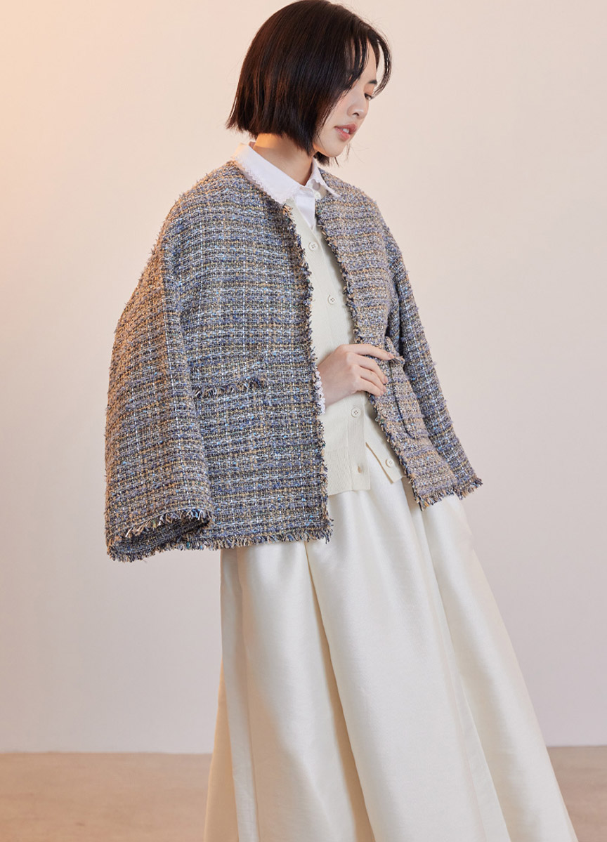 氣質蕾絲拼接領襯衫  