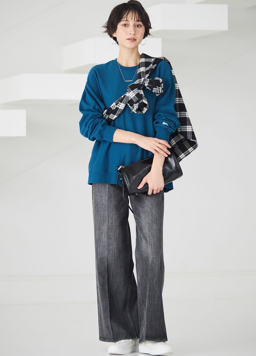 棉質刺繡大學Tee