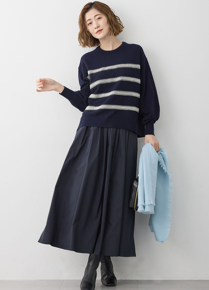 光澤感塔夫塔傘裙