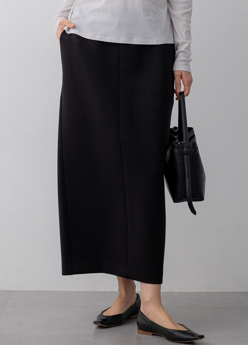 太空棉休閒直筒裙