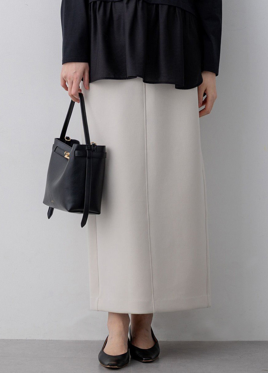 太空棉休閒直筒裙