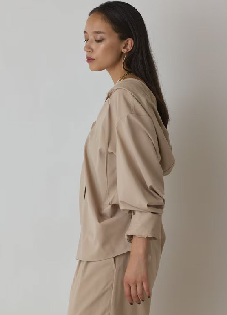 【預購商品】Diagram 蝙蝠袖連帽襯衫