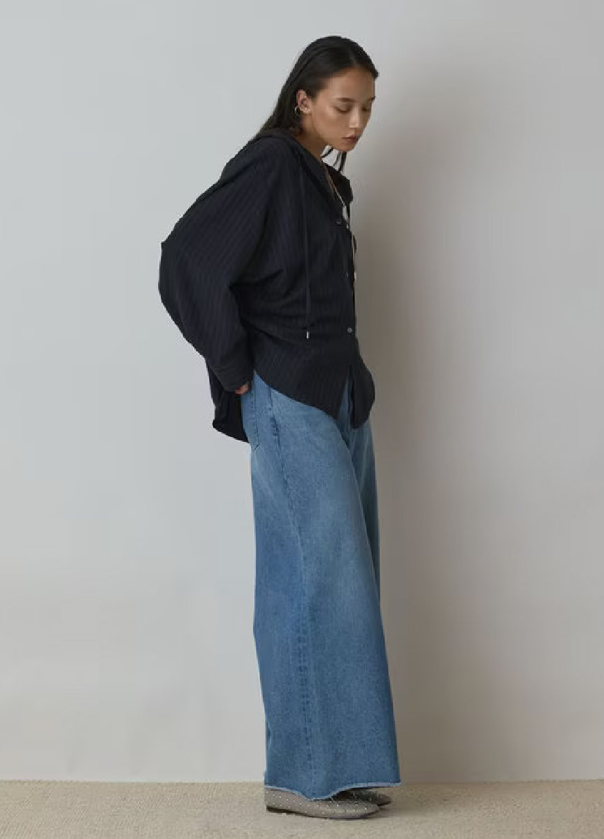 【預購商品】Diagram 蝙蝠袖連帽襯衫