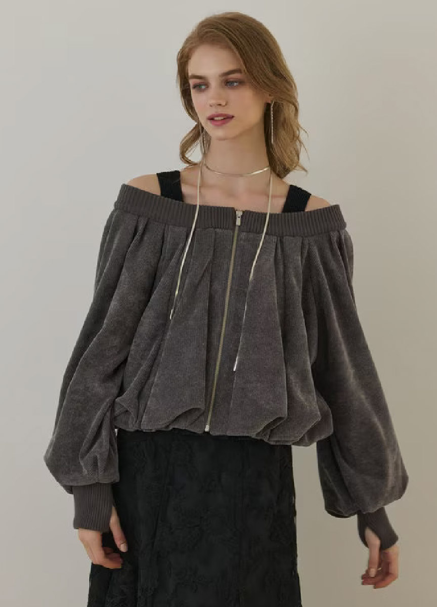 【預購商品】絨感氣球型外套