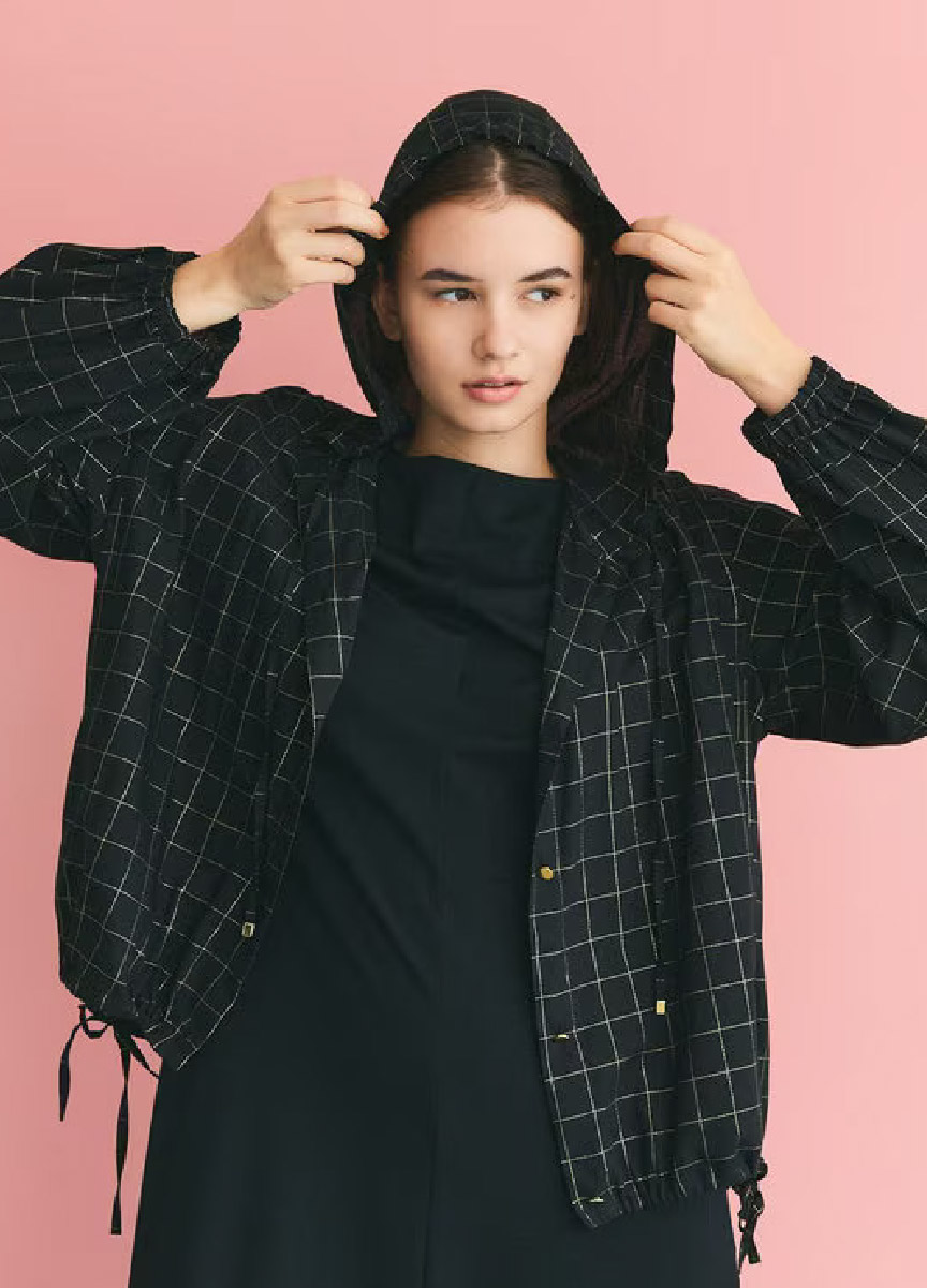【預購商品】Class 金蔥網格連帽外套