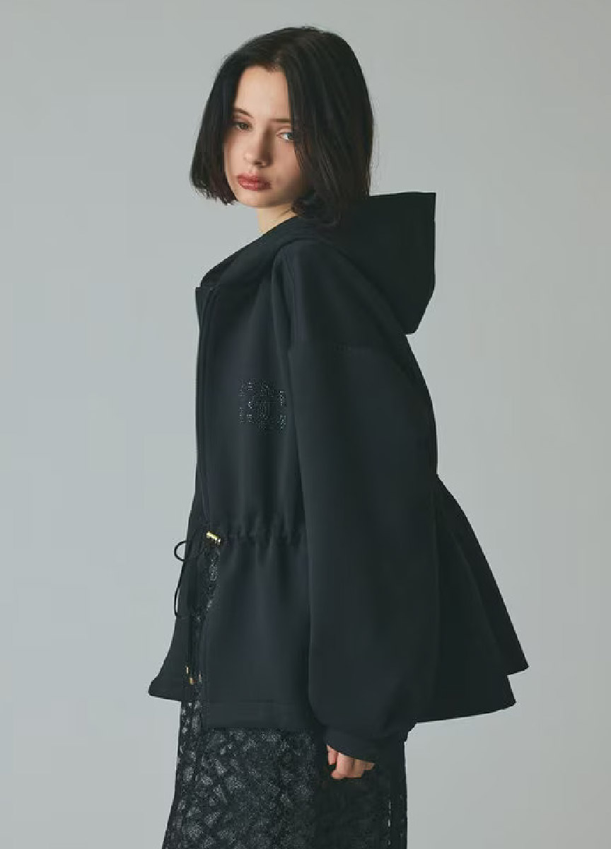 【預購商品】Class 水鑽Logo抽繩連帽外套