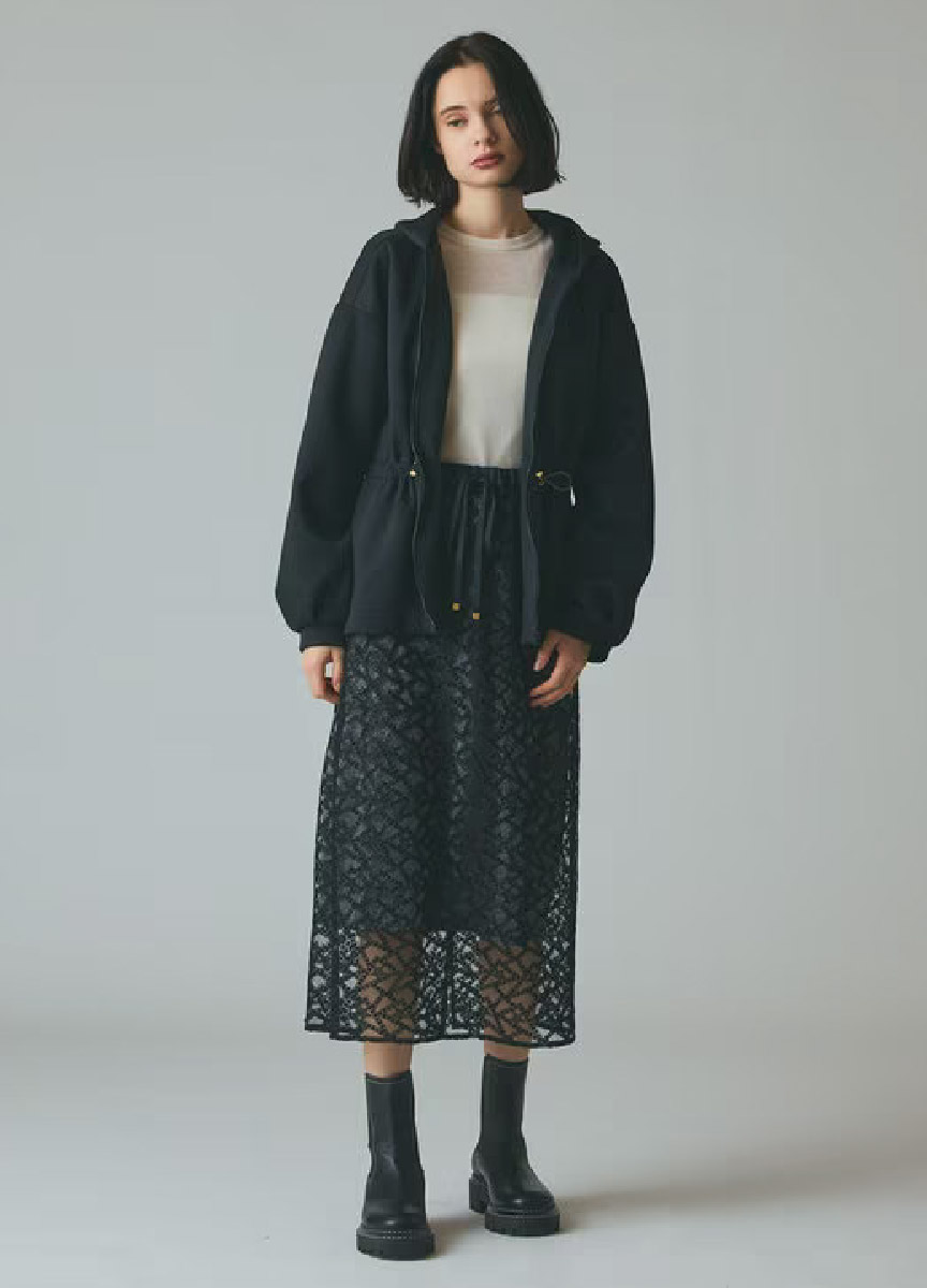 【預購商品】Class 水鑽Logo抽繩連帽外套