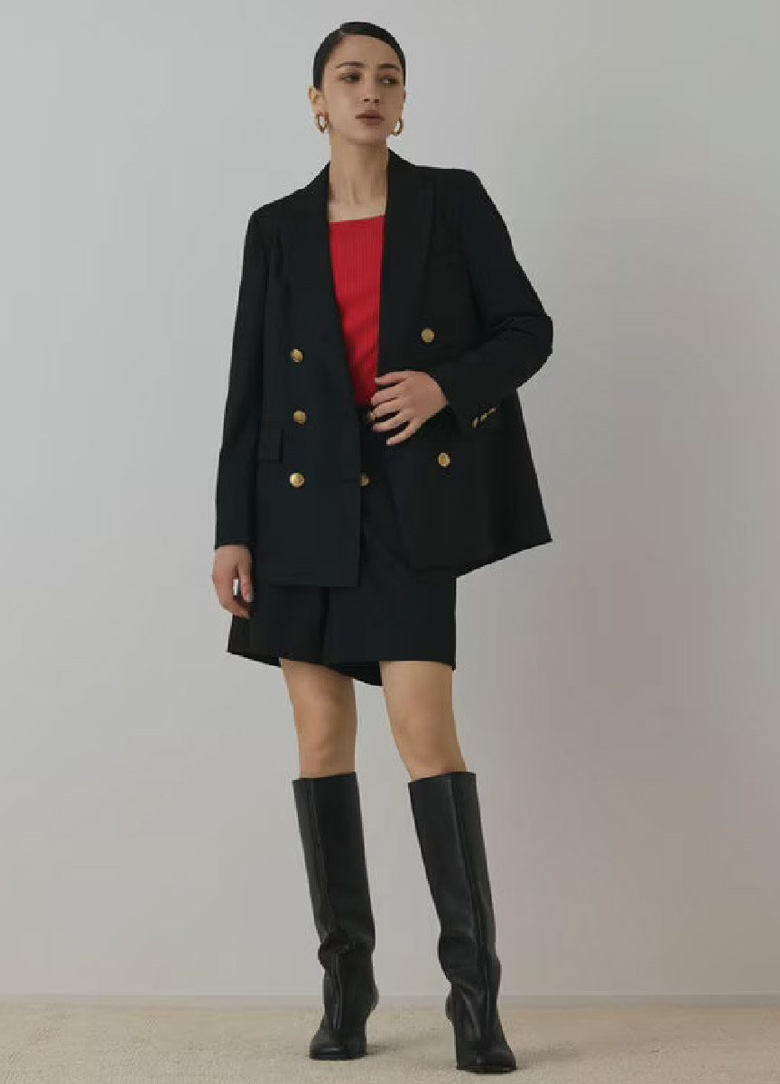 【預購商品】Diagram 後開岔雙排扣西裝外套