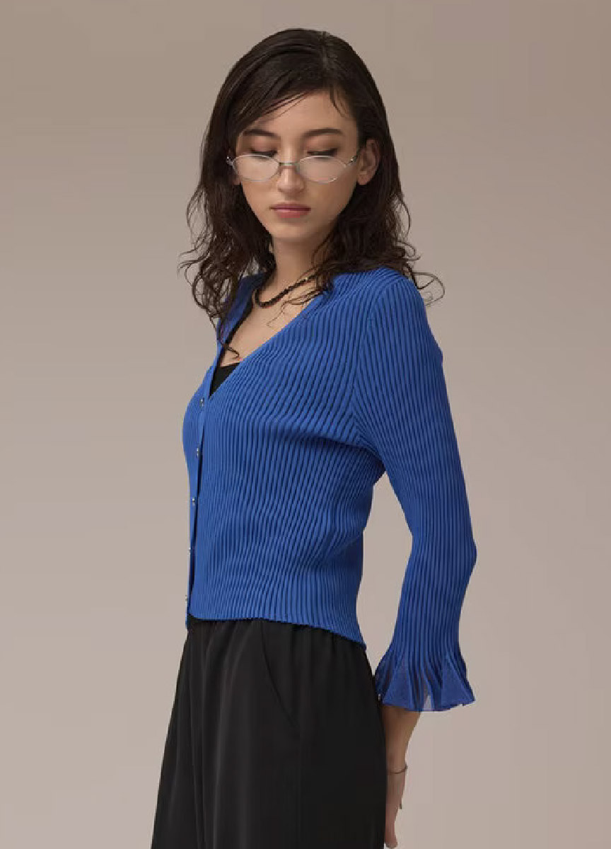 【預購商品】貼身針織開襟衫