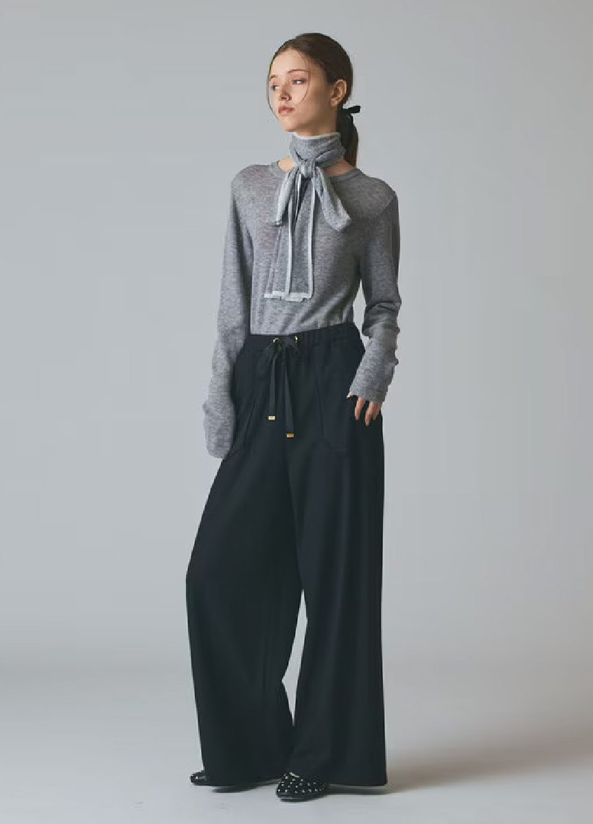 【預購商品】Class 附綁帶針織上衣