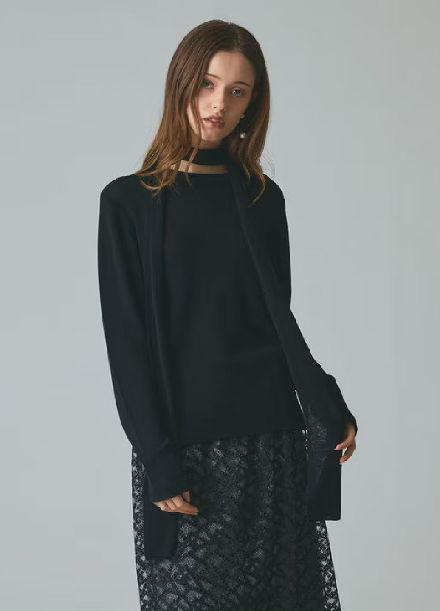 【預購商品】Class 附綁帶針織上衣