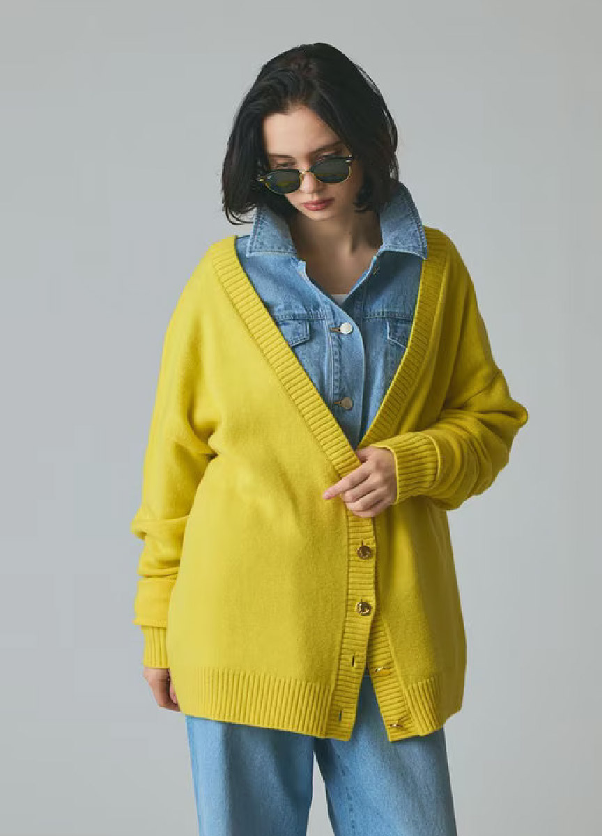 【預購商品】Class 前後兩穿羊毛開襟衫