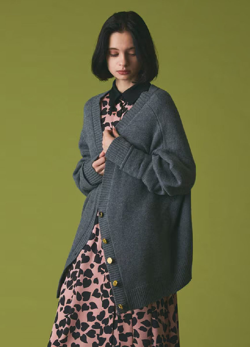 【預購商品】Class 前後兩穿羊毛開襟衫