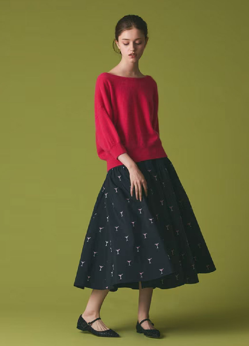 Class 喀什米爾蝙蝠袖上衣