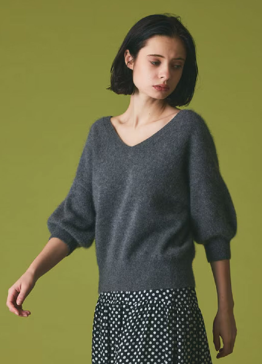 Class 喀什米爾蝙蝠袖上衣