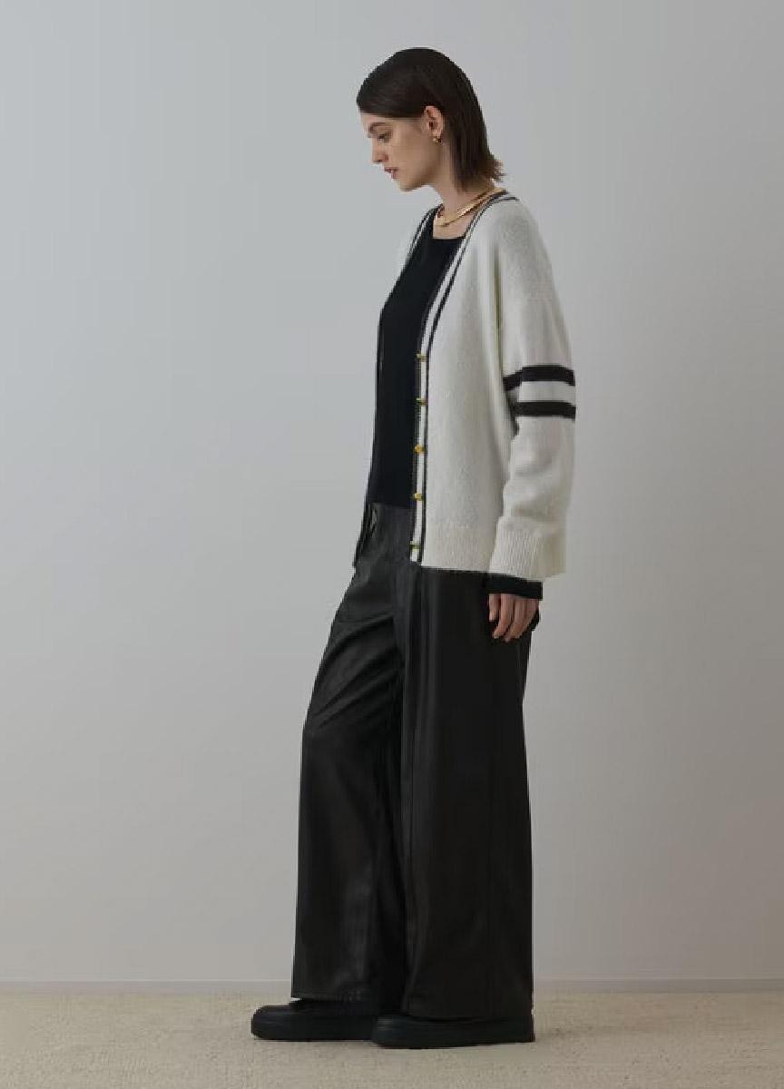 【預購商品】Diagram 金蔥學院風針織開襟衫