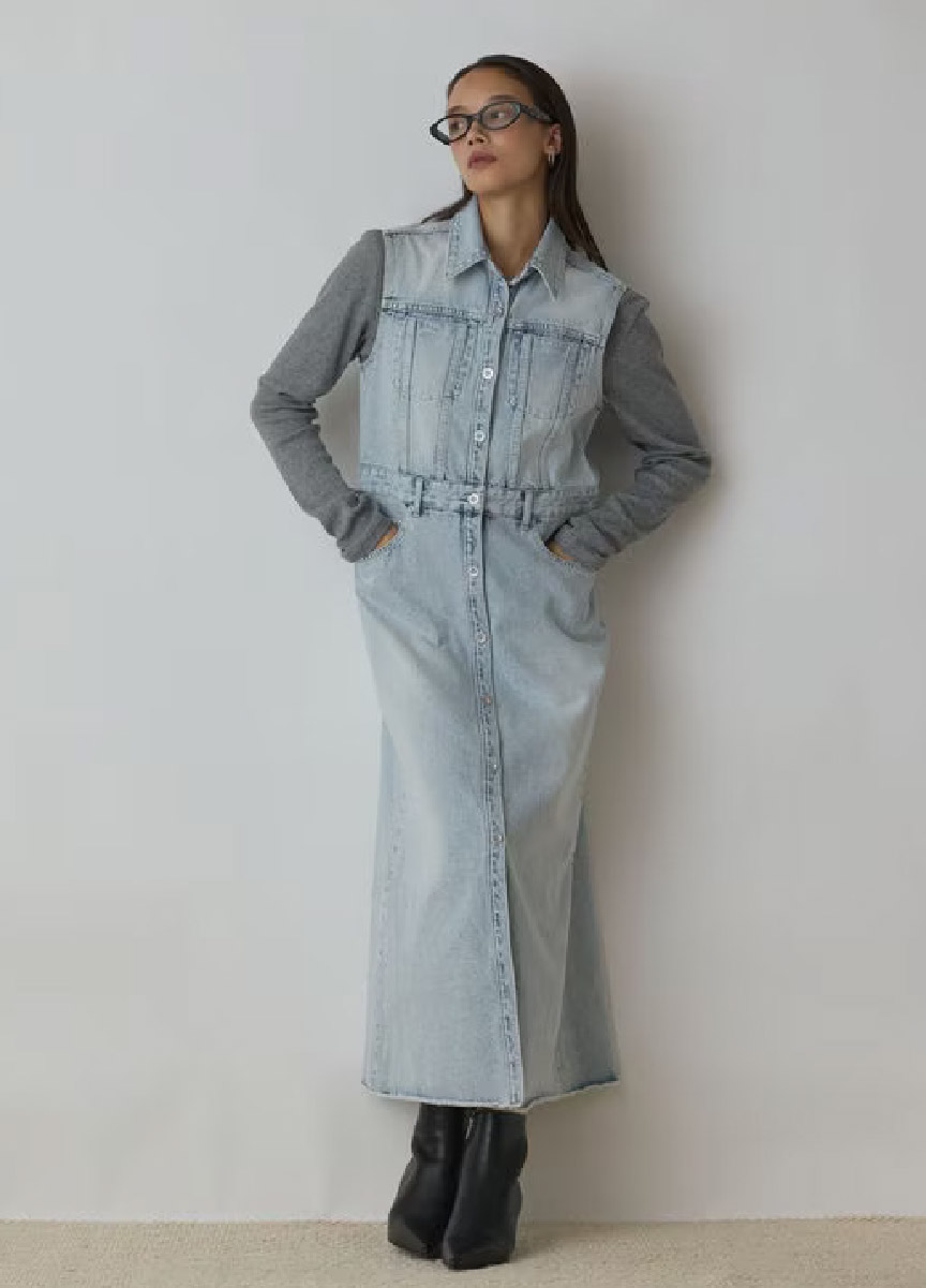 【預購商品】Diagram 無袖丹寧洋裝