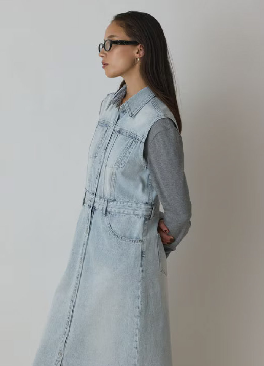 【預購商品】Diagram 無袖丹寧洋裝