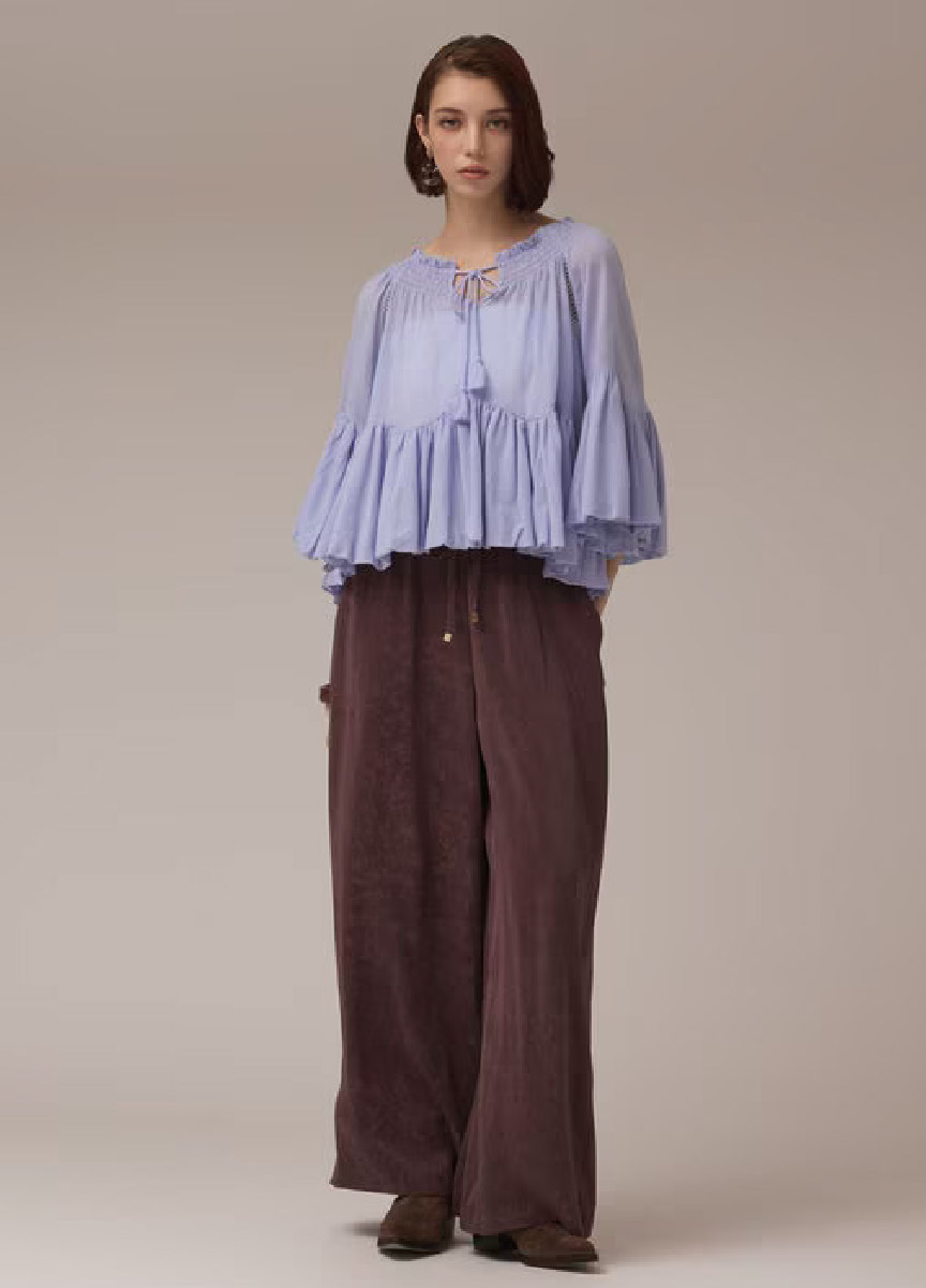 【預購商品】輕薄緞面長褲