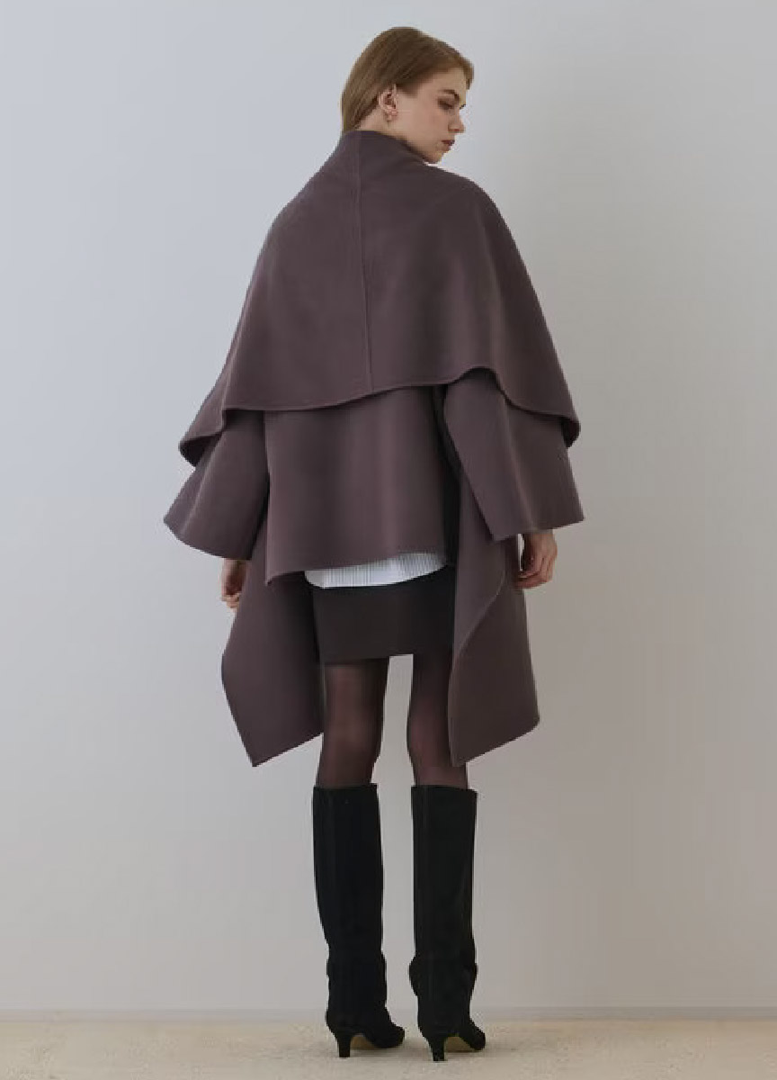 【預購商品】Diagram 雙頭拉鍊羊毛外套