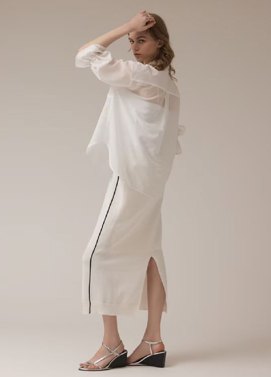 【預購商品】Diagram系列 鹿子織針織窄裙