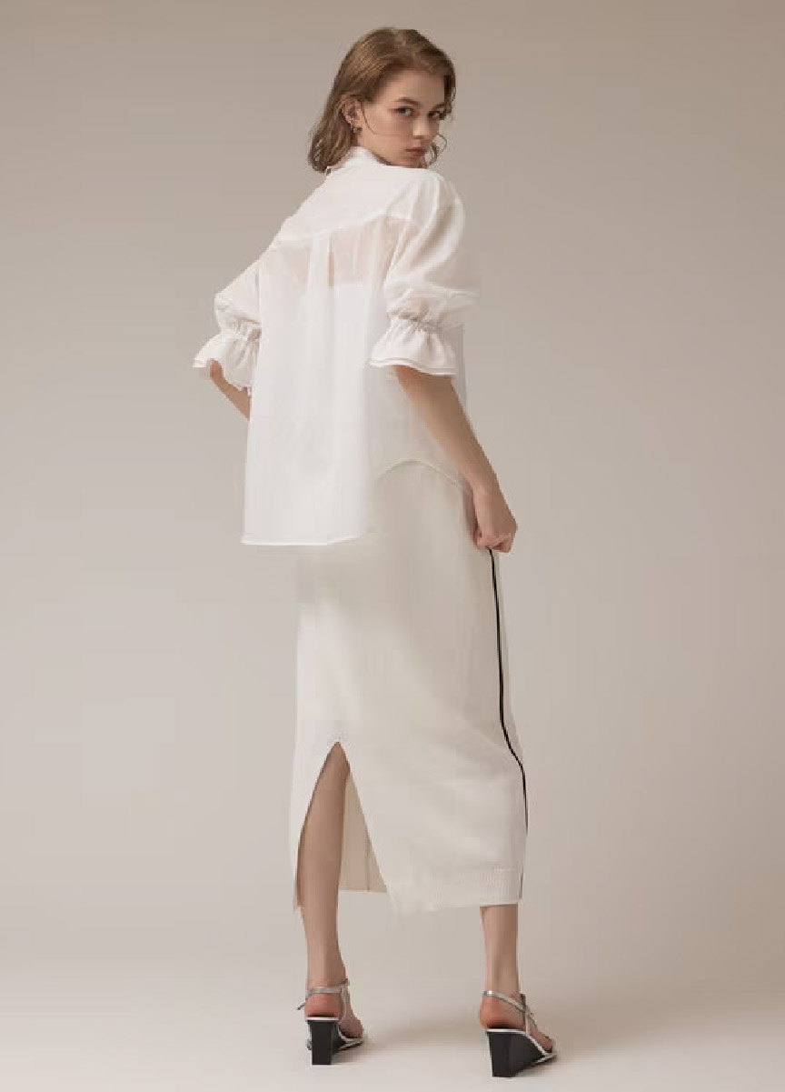 【預購商品】Diagram系列 鹿子織針織窄裙