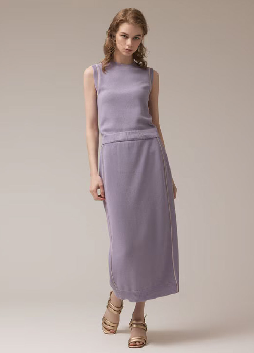 【預購商品】Diagram系列 鹿子織針織窄裙