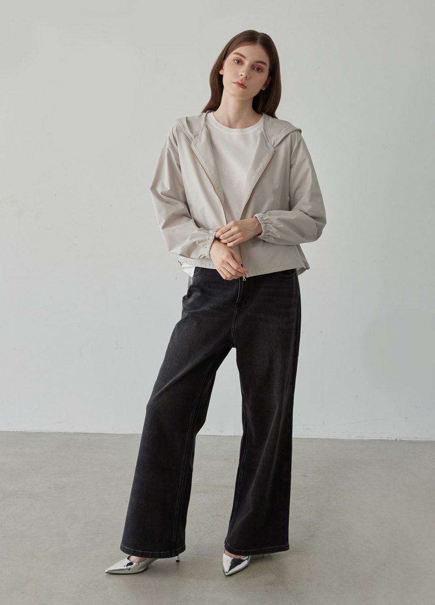 輕彈連帽機能夾克