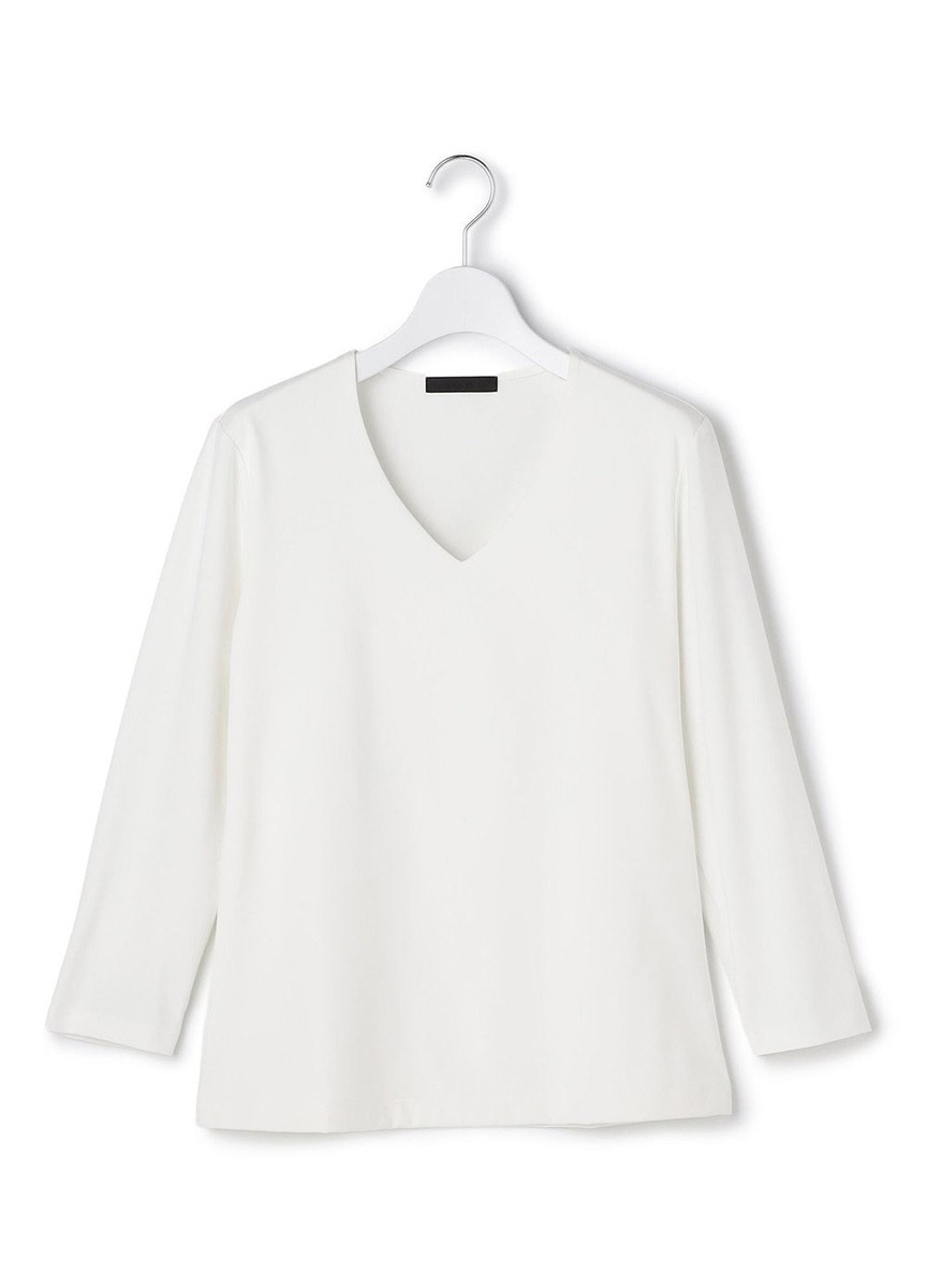 定番V領長袖棉衫