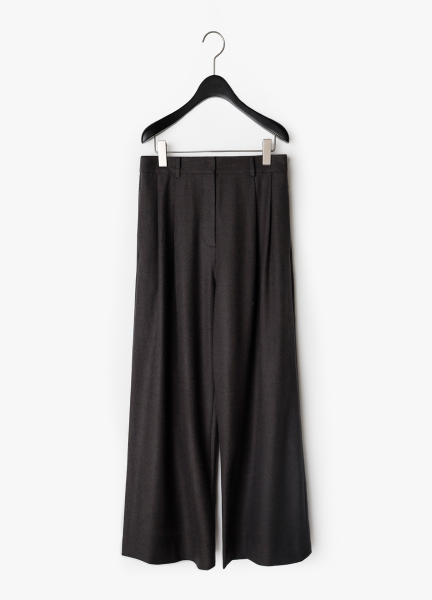 質感輕羊毛西裝褲子