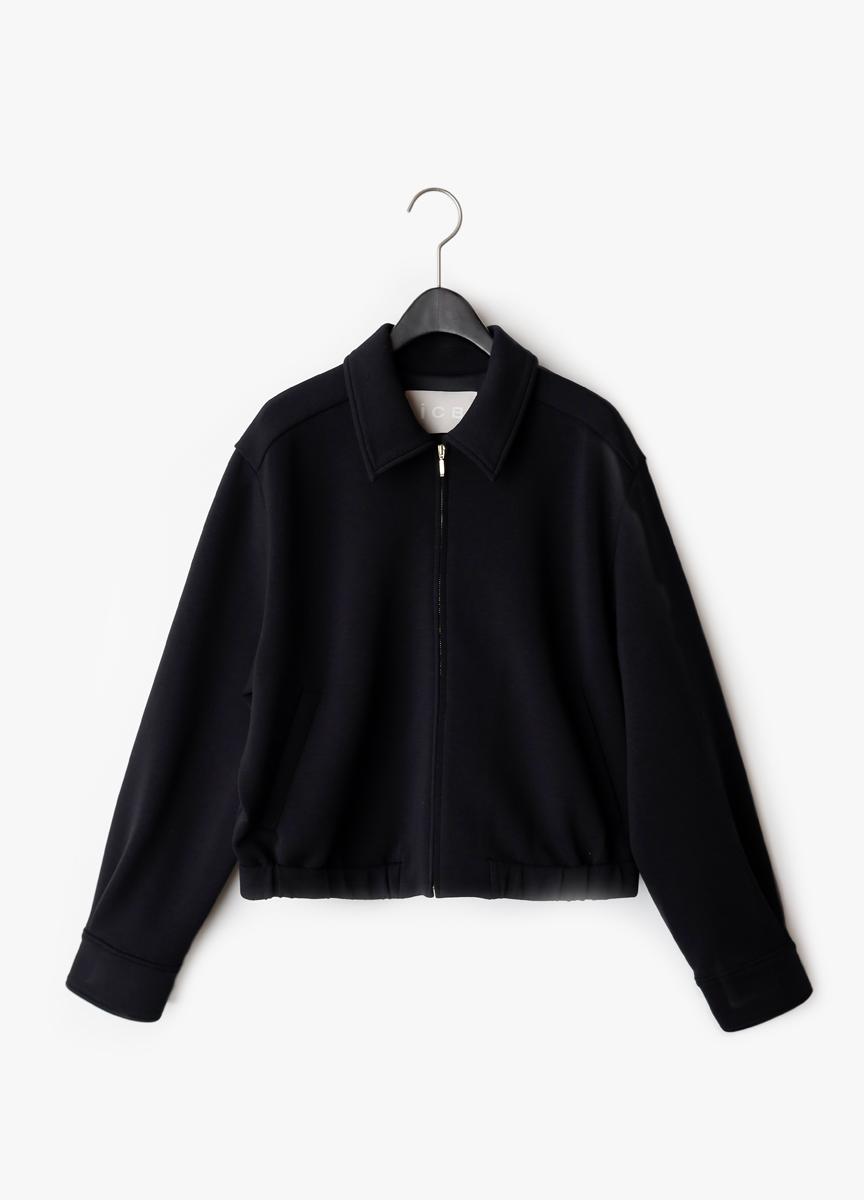 太空棉有領拉鍊外套