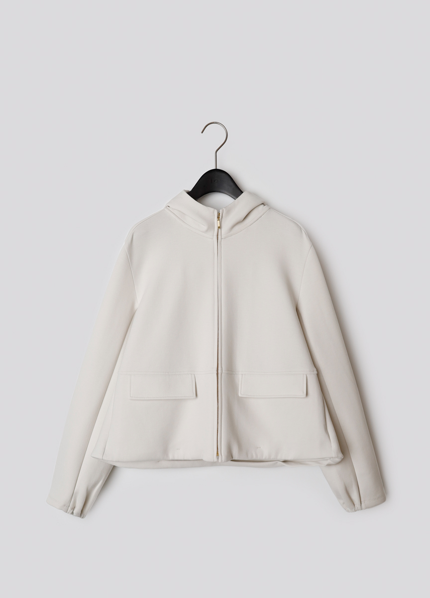 太空棉連帽拉鍊外套