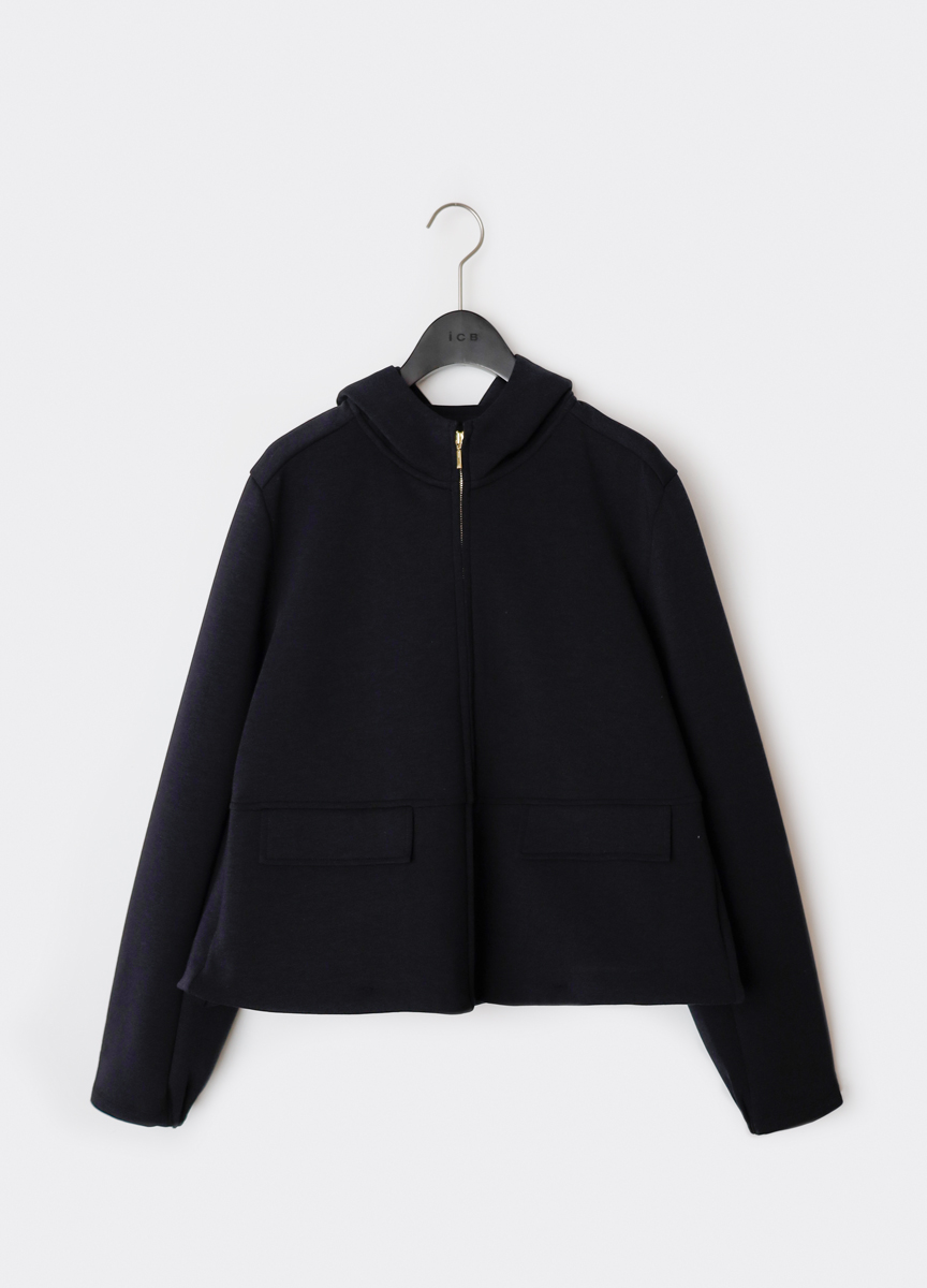 太空棉連帽拉鍊外套